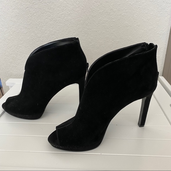 Nine West Shoes - Nine West open toe booties - black